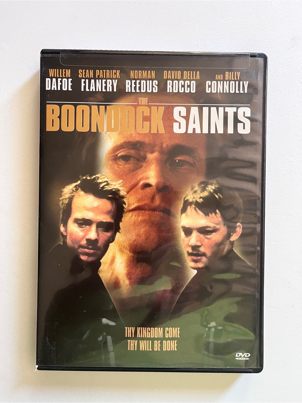 The Boondock Saints DVD - Black and Gold Artwork